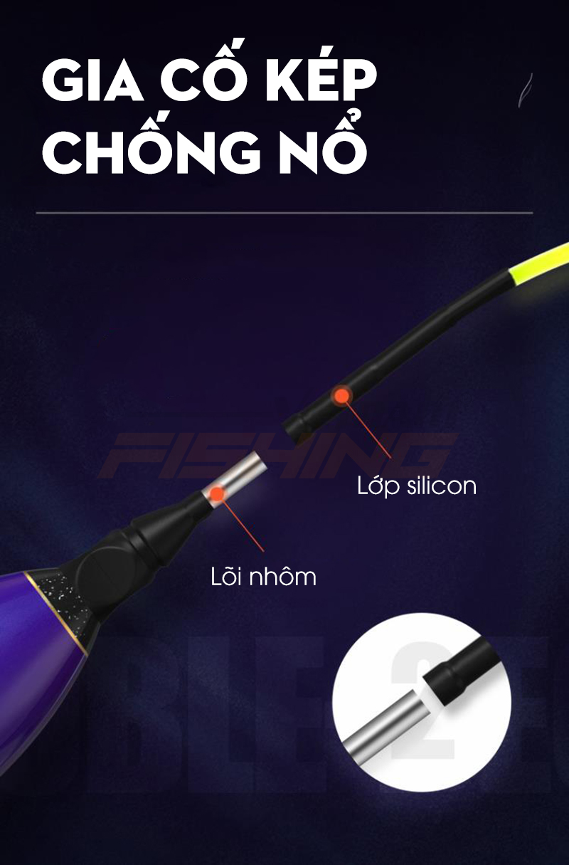 Tăm phao điện lớn Handing. Dài 23 cm. Phao câu cá