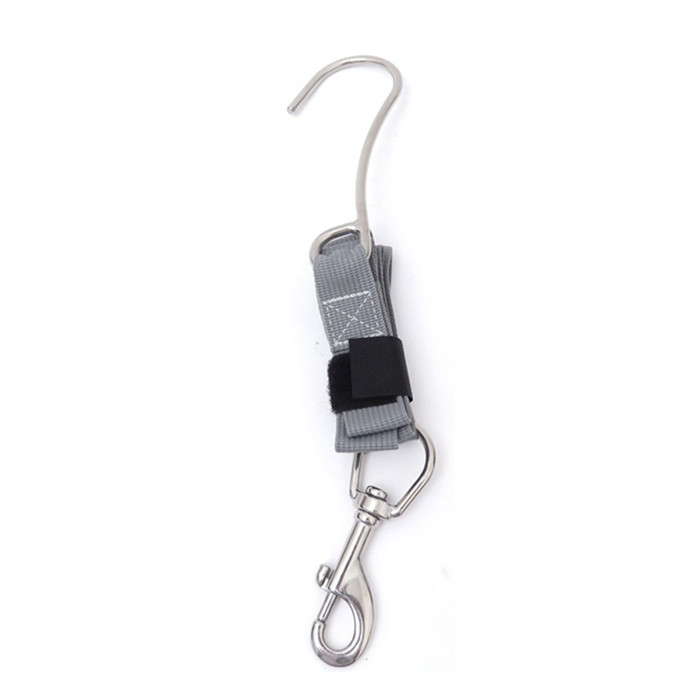 Scuba Diving Single Reef Hook With Webbing Safety Gear Diving Ocean Current Fixation Cords