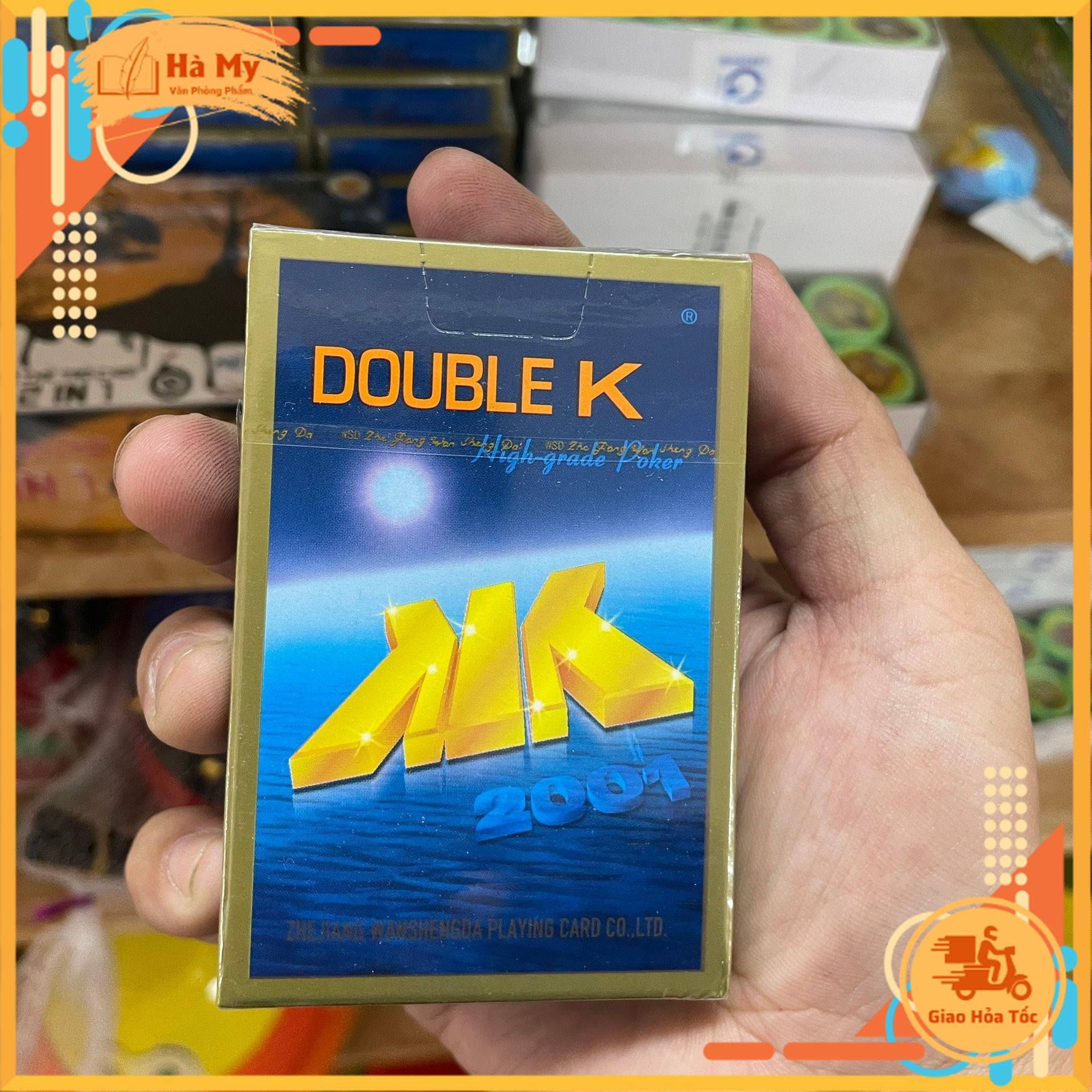 Bộ bài Tây DOUBLE K Giấy cứng, giải trí thú vị