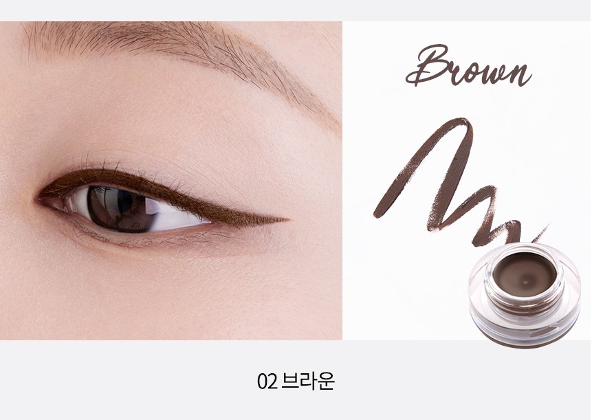 Kẻ mắt Gel eyeliner Tonymoly Back (mẫu mới, đầu màu bạc)