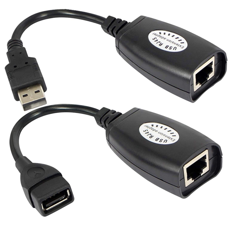 Usb to rj45 rj 45 lan cable extension adapter extender usb to network port signal amplifier