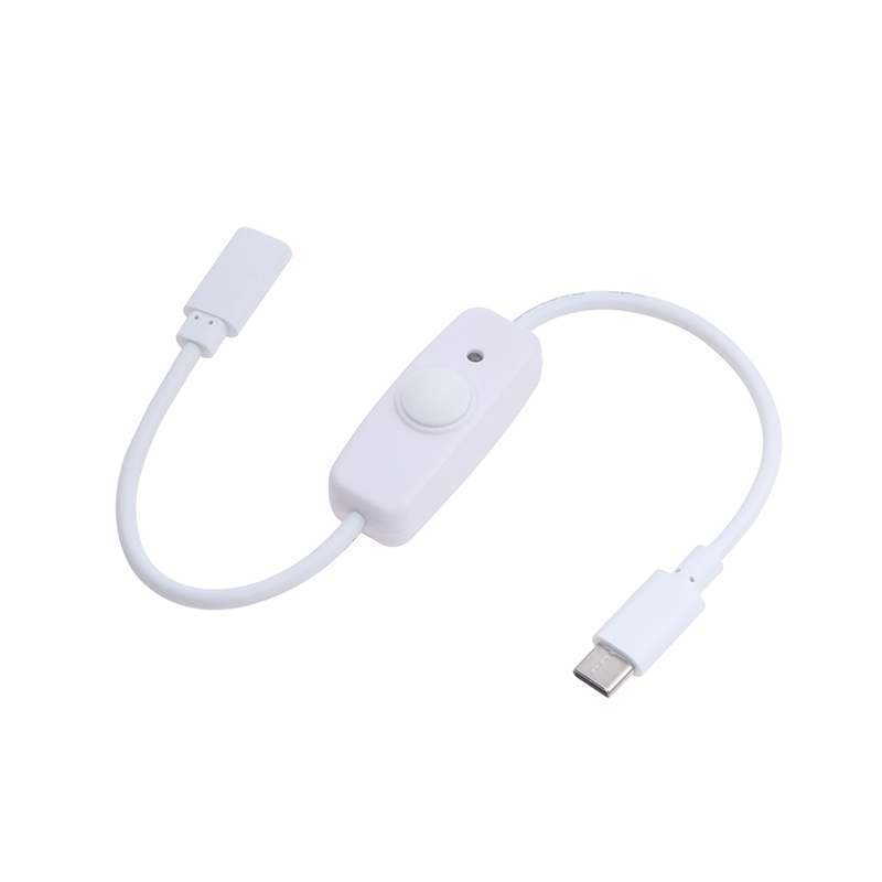🔥happy shop🔥 usb loại c với on off chuyển đổi nút nguồn 30cm sạc cáp mở rộng phổ type-c cáp mở rộng
