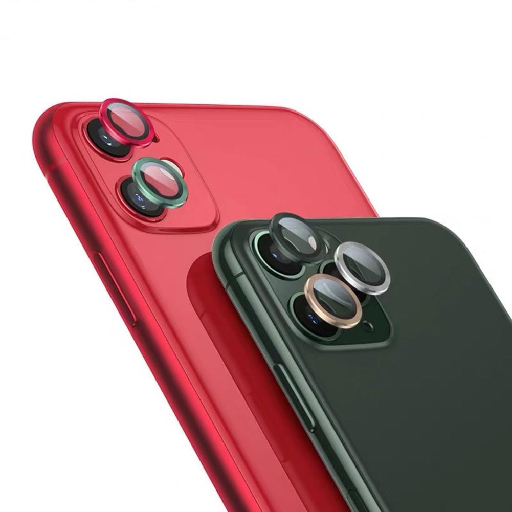 【Shop the Latest Trends】Anti-fingerprint Anti-scratch Phone Camera Lens Back Protective Ring Cover Protector for iPhone  11/11 Pro/11 Pro Max. 