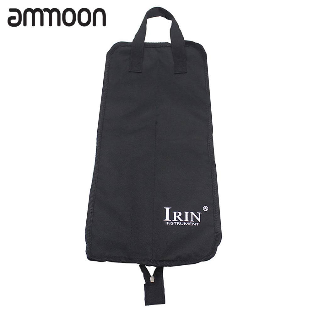 IRIN Drum Stick Bag Case Water-resistant 600D with Carrying Strap for Drumsticks