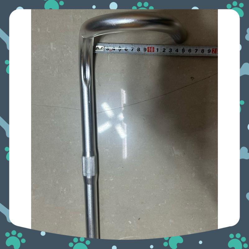 Fixed Gear Bicycle Curved Handlebars (25.4 Antique Aluminum).