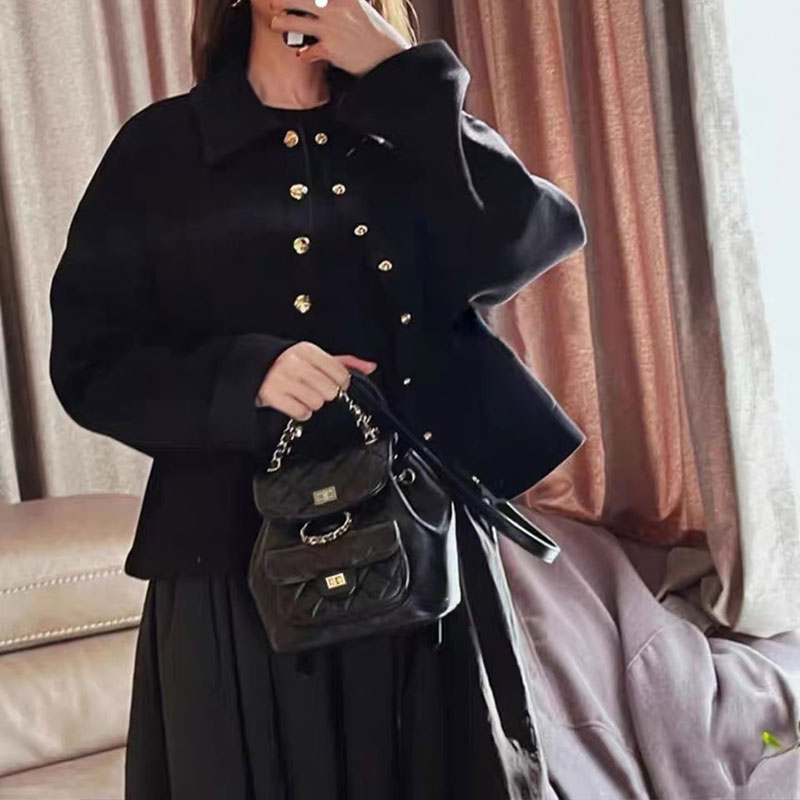C&K Versatile Backpack Bag Women's Fashion Textured Chain Travel Multi-Purpose Small Backpack Student School Bag