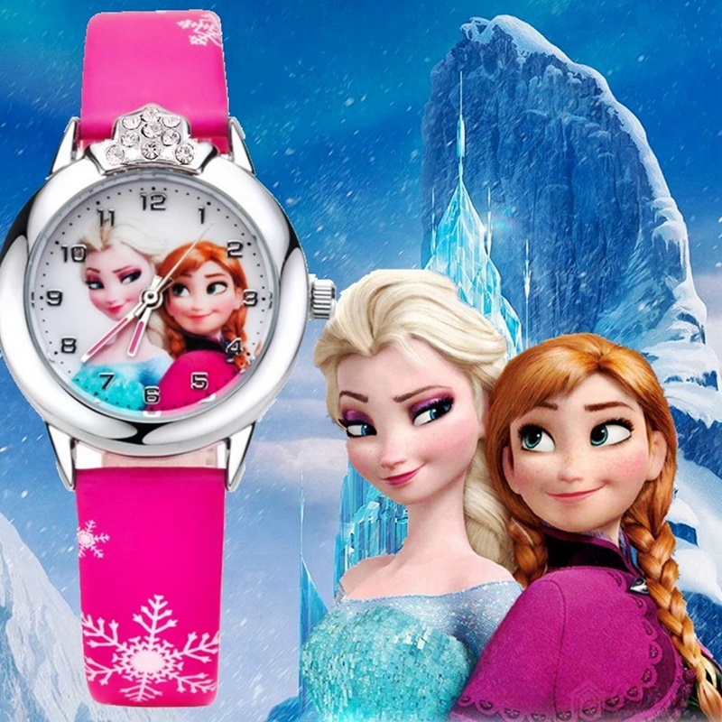 Đồng hồ Elsa & Anna cho bé gái