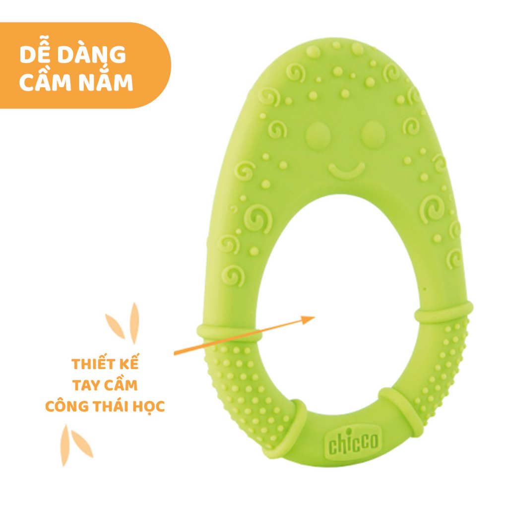 Gặm nướu quả bơ silicone siêu mềm Chicco