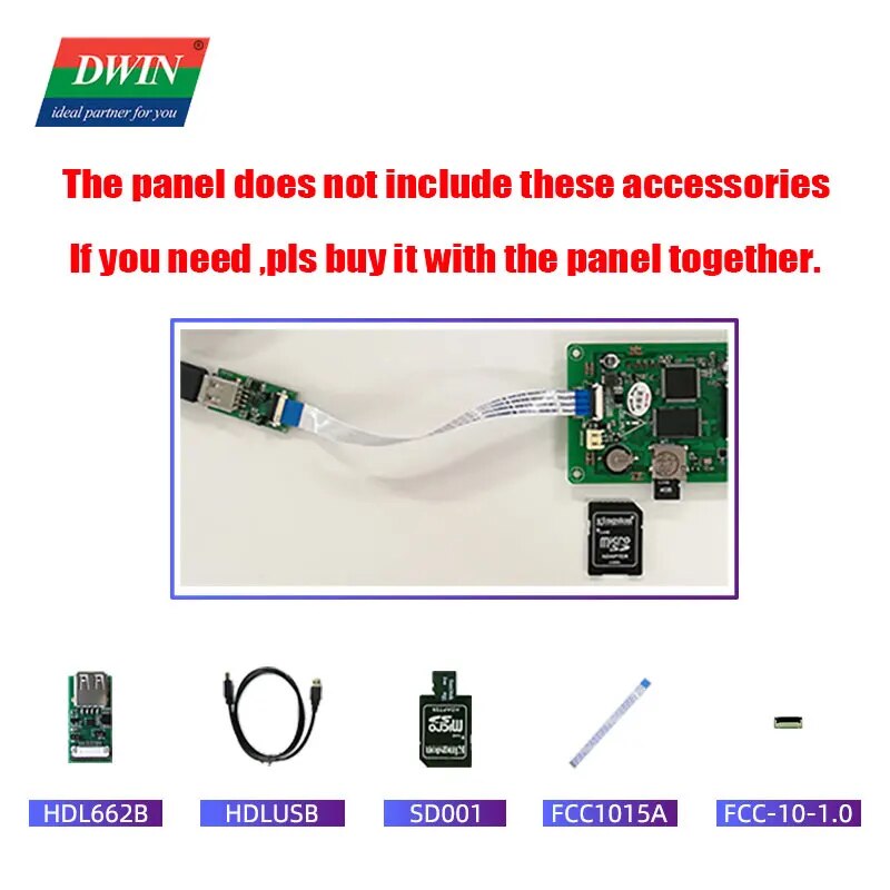 【Limited Time Only】 Dwin 4.3 Inch 480x272 Tft Lcd Display Hmi Touch Screen Smart Display Hmi Screen