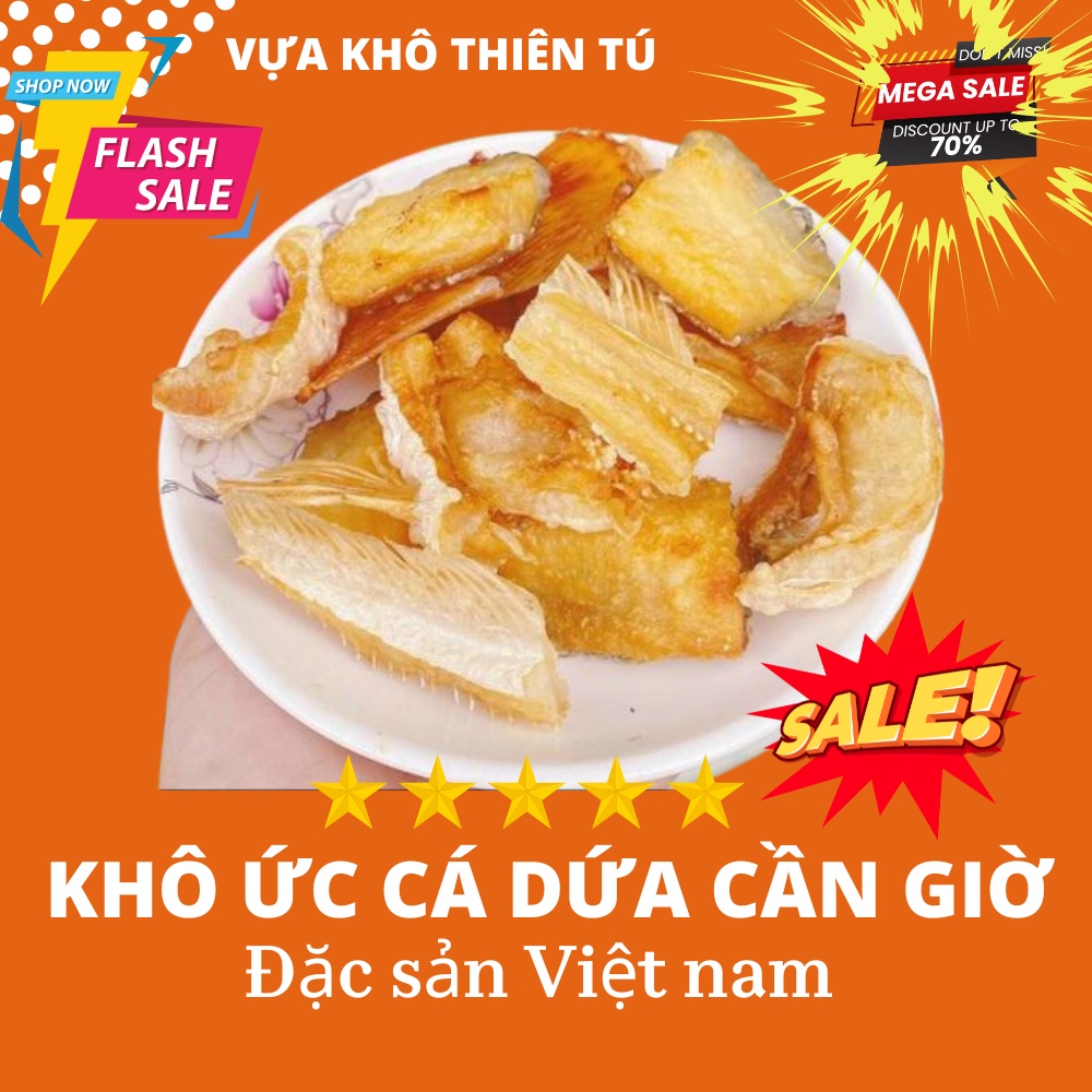 Khô ức cá dứa , khô ức mỡ bụng cá dứa loại đặc biệt ngon hảo hạng , ức cá dứa chứa nhiều Omega 3 tốt cho sức khỏe gia đình bạn Seavina Foods