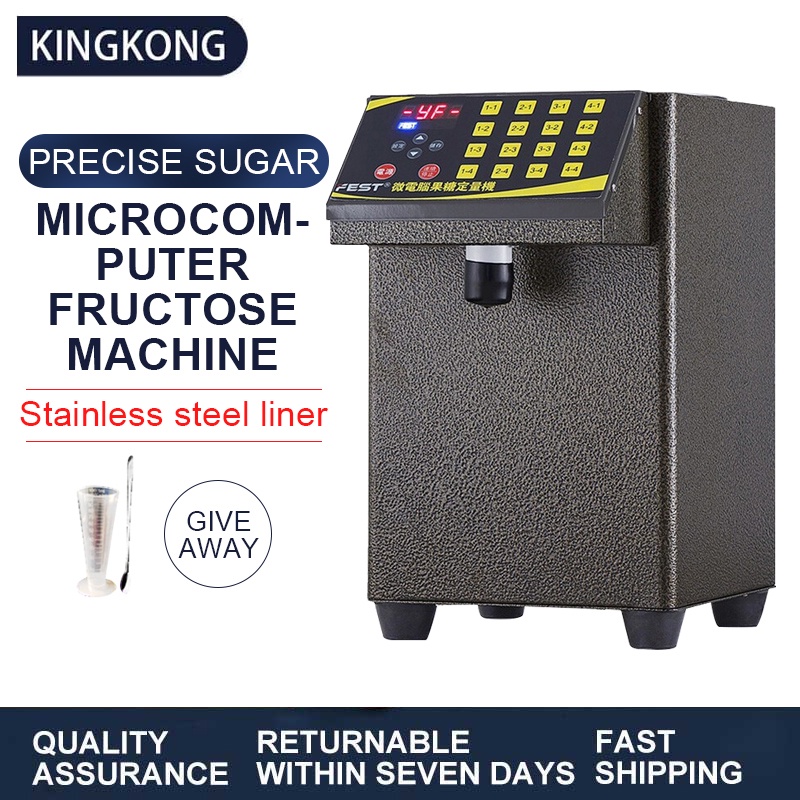 Automatic fructose dispenser and 8L Syrup Dispenser Bubble tea