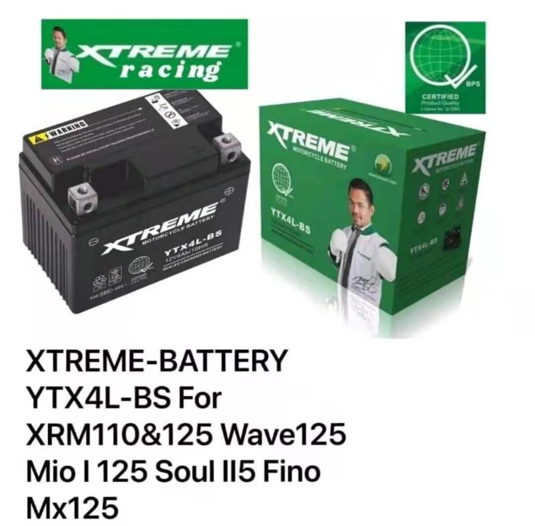 Extreme Battery XTAX4L-BS Powersports Replacement Battery - 12V, 3.5Ah, 50 CCA - AJC Brand