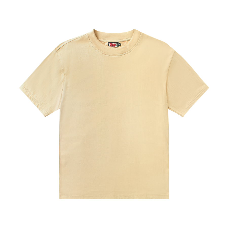 Áo thun Raw trơn basic vải thun cotton thoáng mát 4 chiều ArrowShop