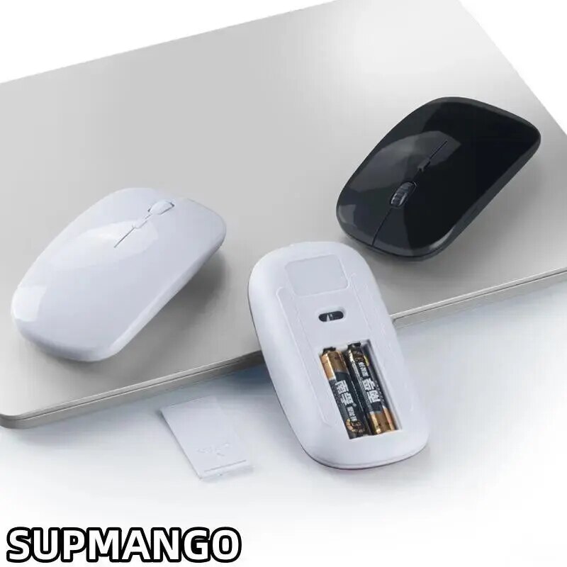 Ultra Thin USB 2.4Ghz Wireless Mouse Wireless Mouse 1600DPI 4 Buttons Cordless Mice For PC Desktop Laptop Windows Computer