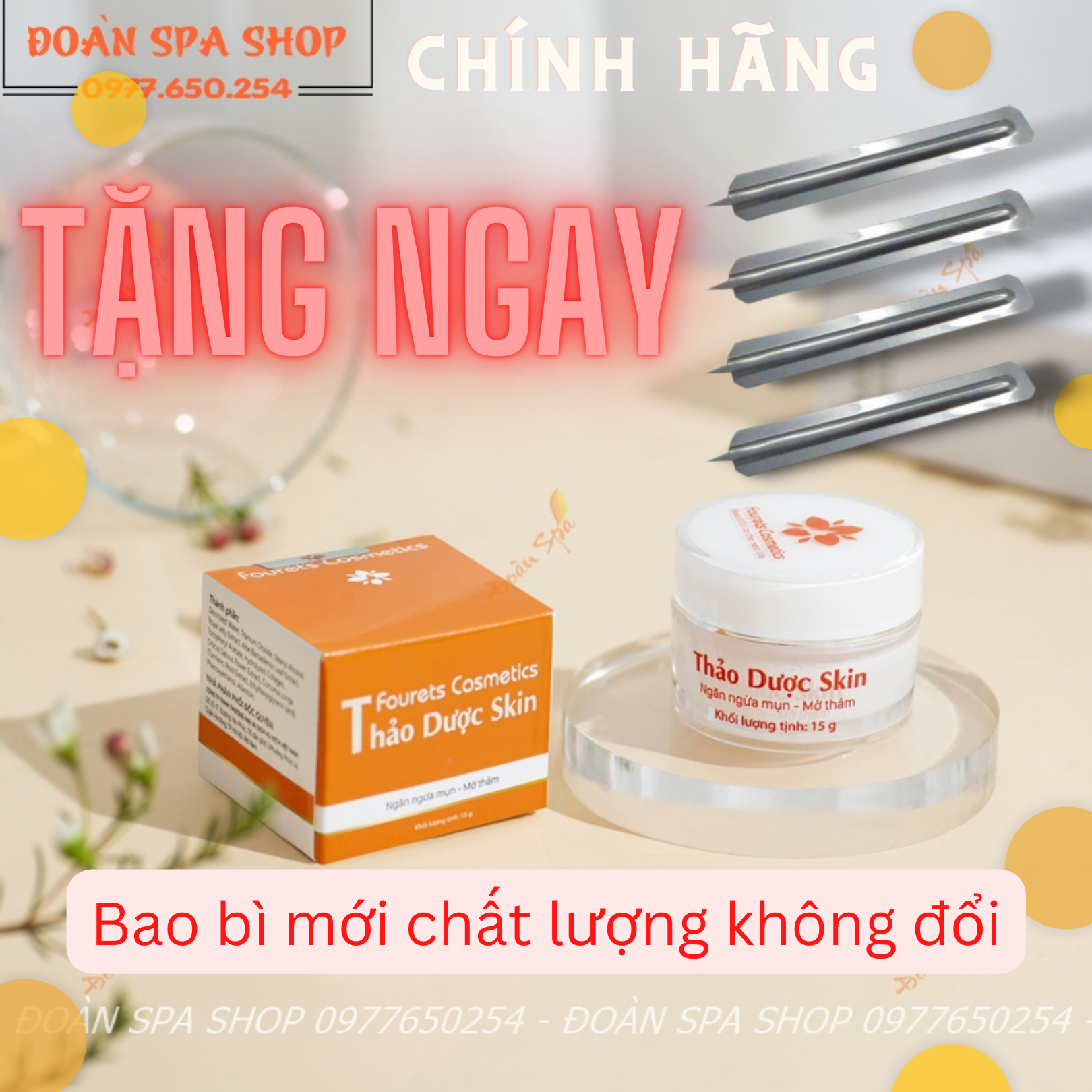 Thảo Dược Skin Fourets Cosmetics Ngăn Ngừa Mụn, Mờ Thâm