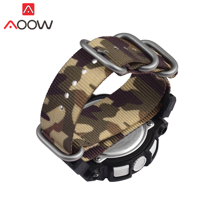 Conversion Nylon Strap Adapter Kit Durable Connector Compatible with Casio G-Shock DW6900/DW5600/GW9400/GDF-100/GA100/GD120/GL-7200 Series (Black