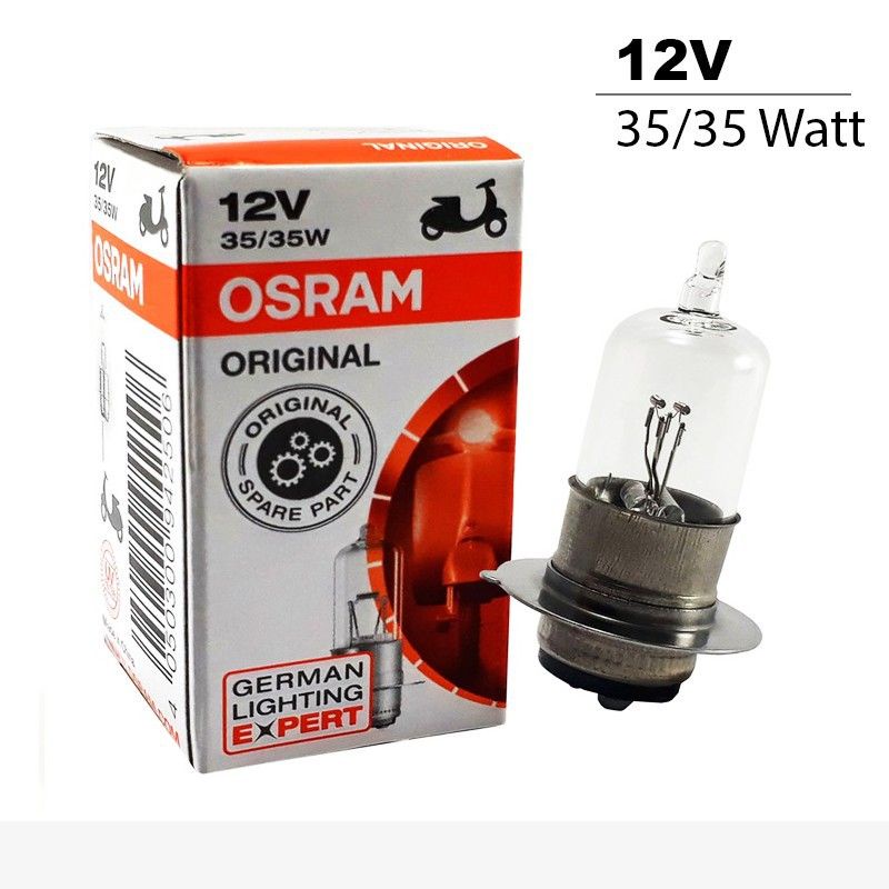 Osram Motorcycle Headlight Bulb T19/ 1-Leg 12V 35W/35W Standard