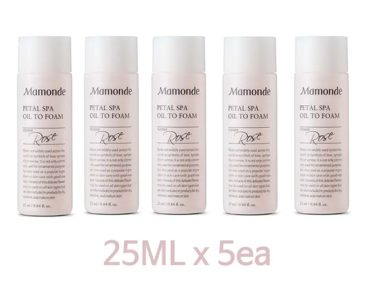 mamonde petal spa oil to foam cleanser