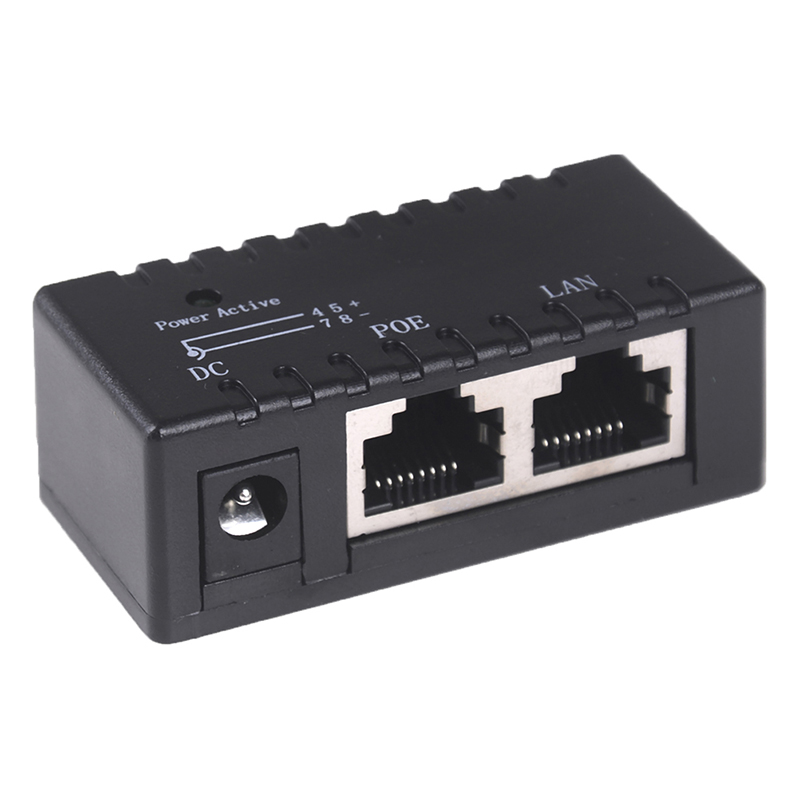 Passive POE injector for IP Camera VoIP Phone Netwrok AP device 12V - 48V. 