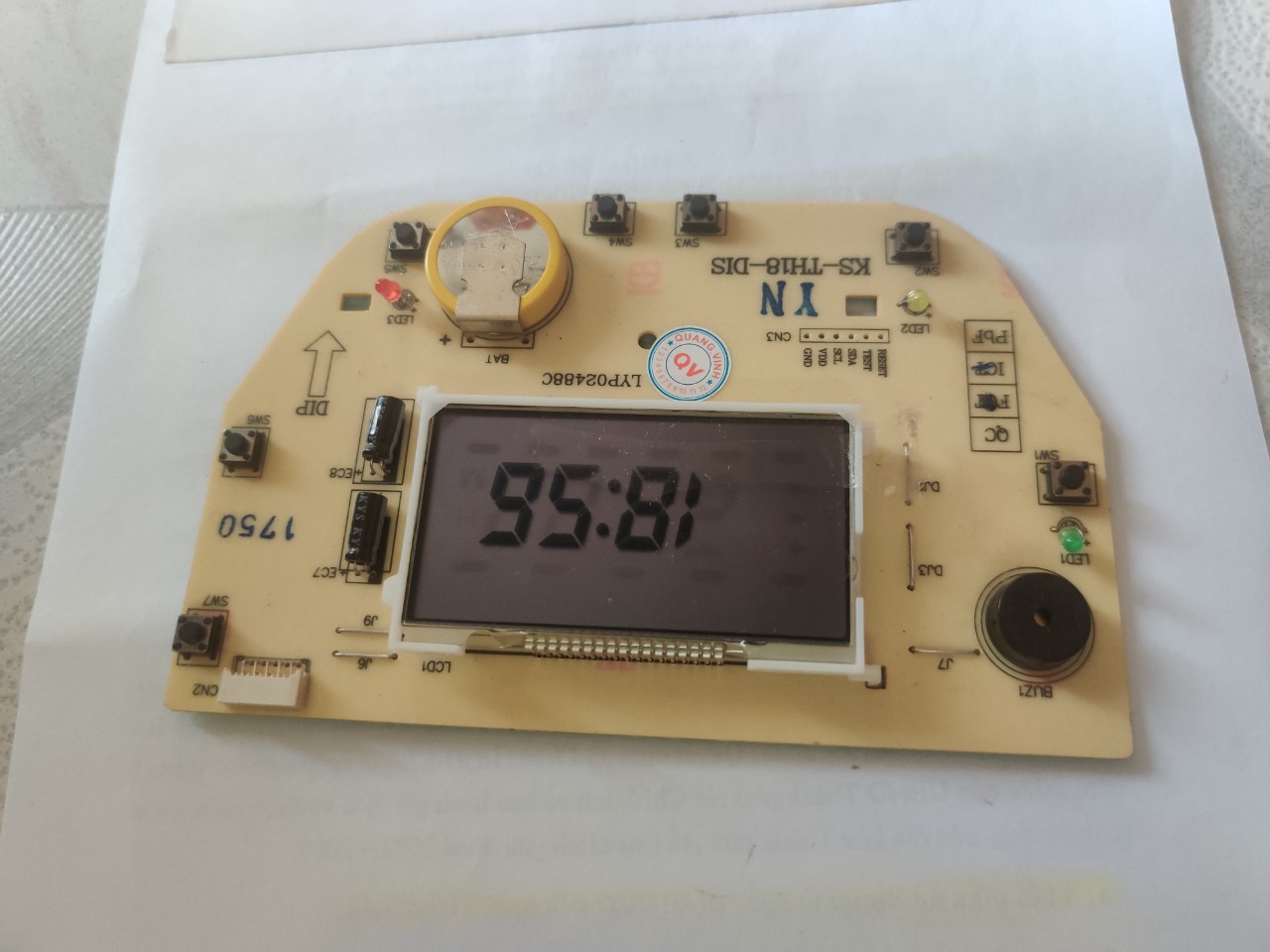 Bộ điều khiển TH-18 nồi cơm điện - Linh kiện nồi cơm sharp