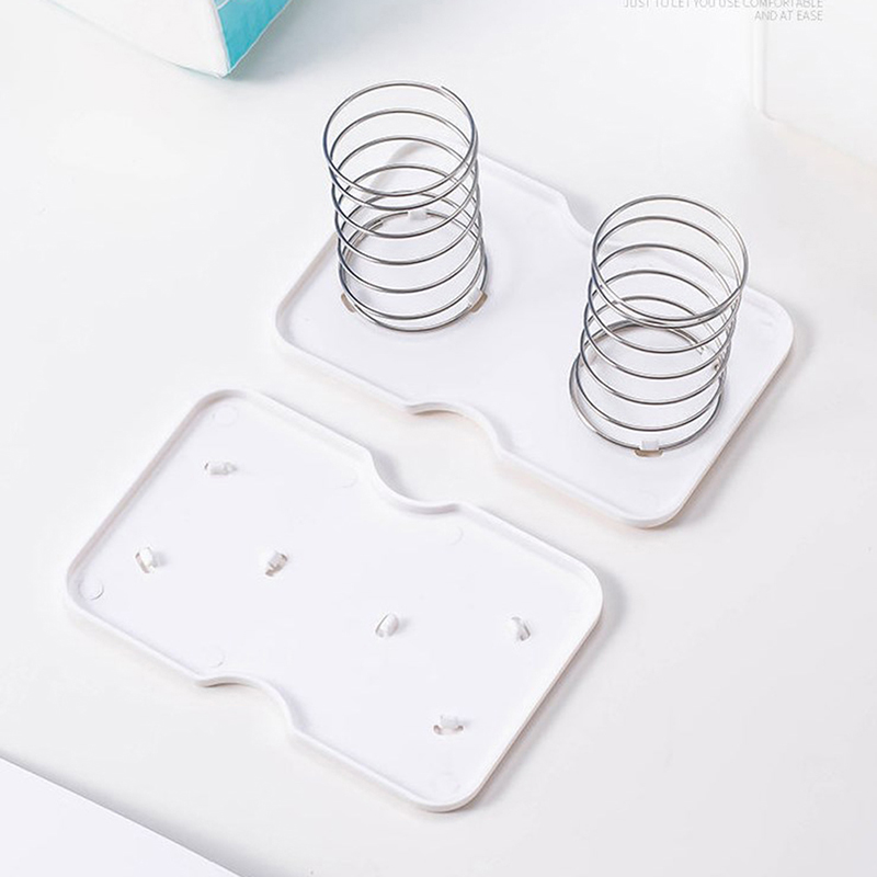 waqajh Creative Spring Holder For Tissue Box Automatic Lift Spring Loaded Tissue Box Tissue Spring Bracket Car Tissue Box Spring Holder