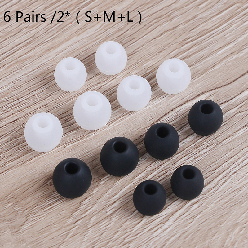 Fantic 6 Pairs 2x universal in-ear earphone headphoe earbuds silicone rubber