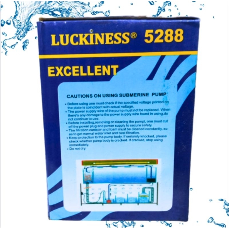 LUCKINESS 5288  pompa kolam hidroponik