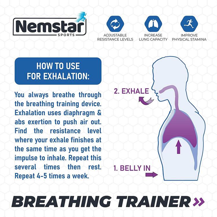 Abdominal breathing fitness machine portable ventilator machine exercise resistance adjustable endurance expander special charcoal capacity exercise machine