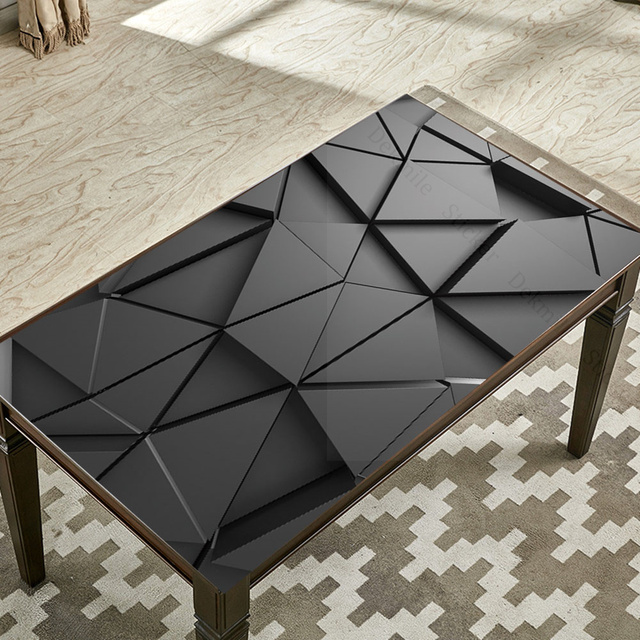【Folio & Light】Black Flowers Dining Table Wallpaper Self Adhesive ...