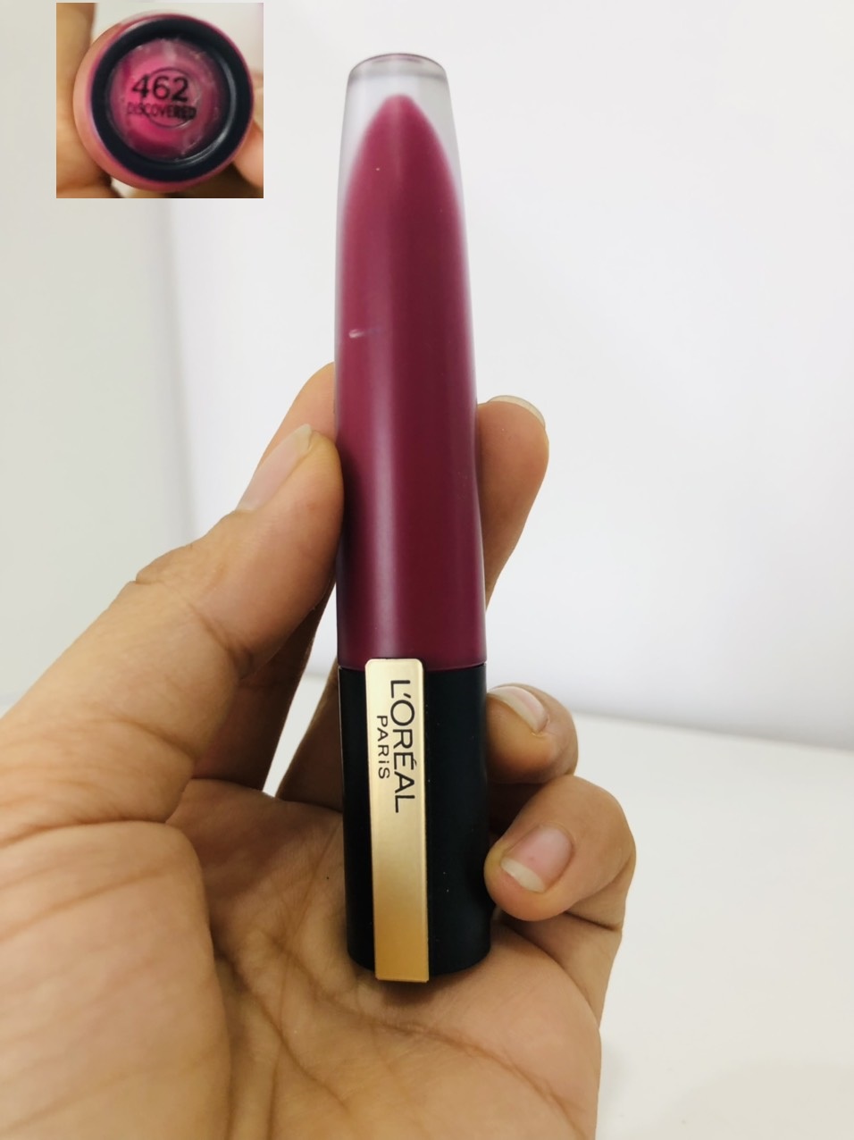 [ hàng USA] Son Kem Lì Nhẹ Môi L'oreal Paris Rouge Signature