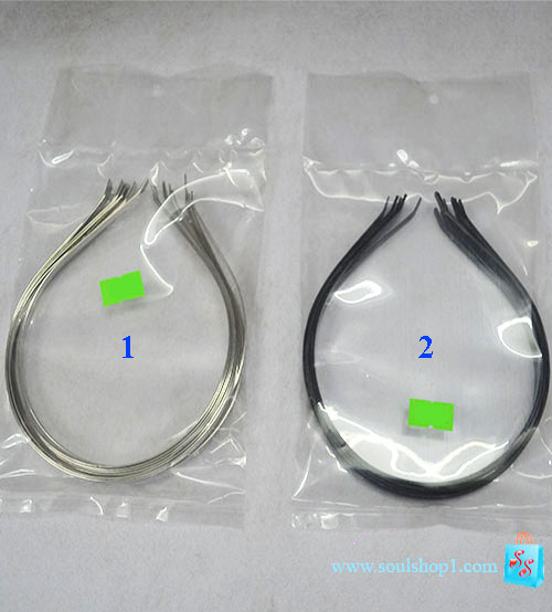 Combo 2 bịch băng đô sắt trắng và đen