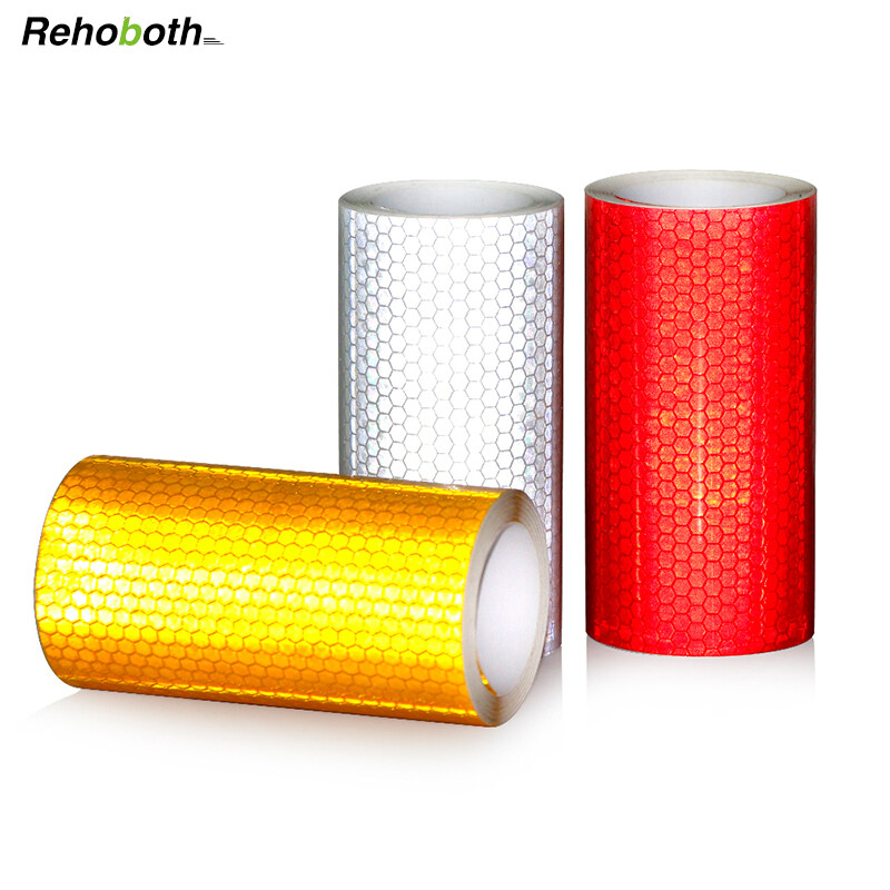 Rehoboth 10cmx3m Safety Mark Reflective tape stickers carstyling Self