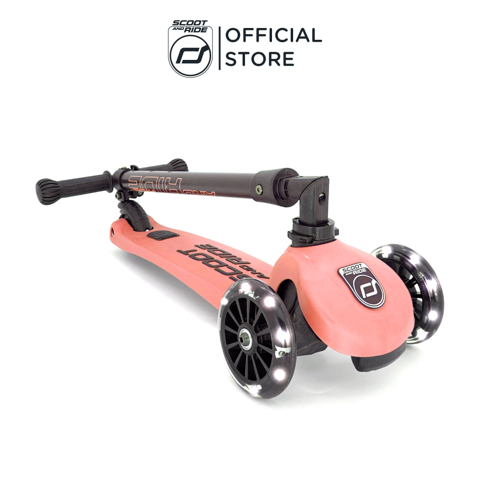 Xe scooter trẻ em Scoot and Ride Highwaykick 3 LED (Peach)
