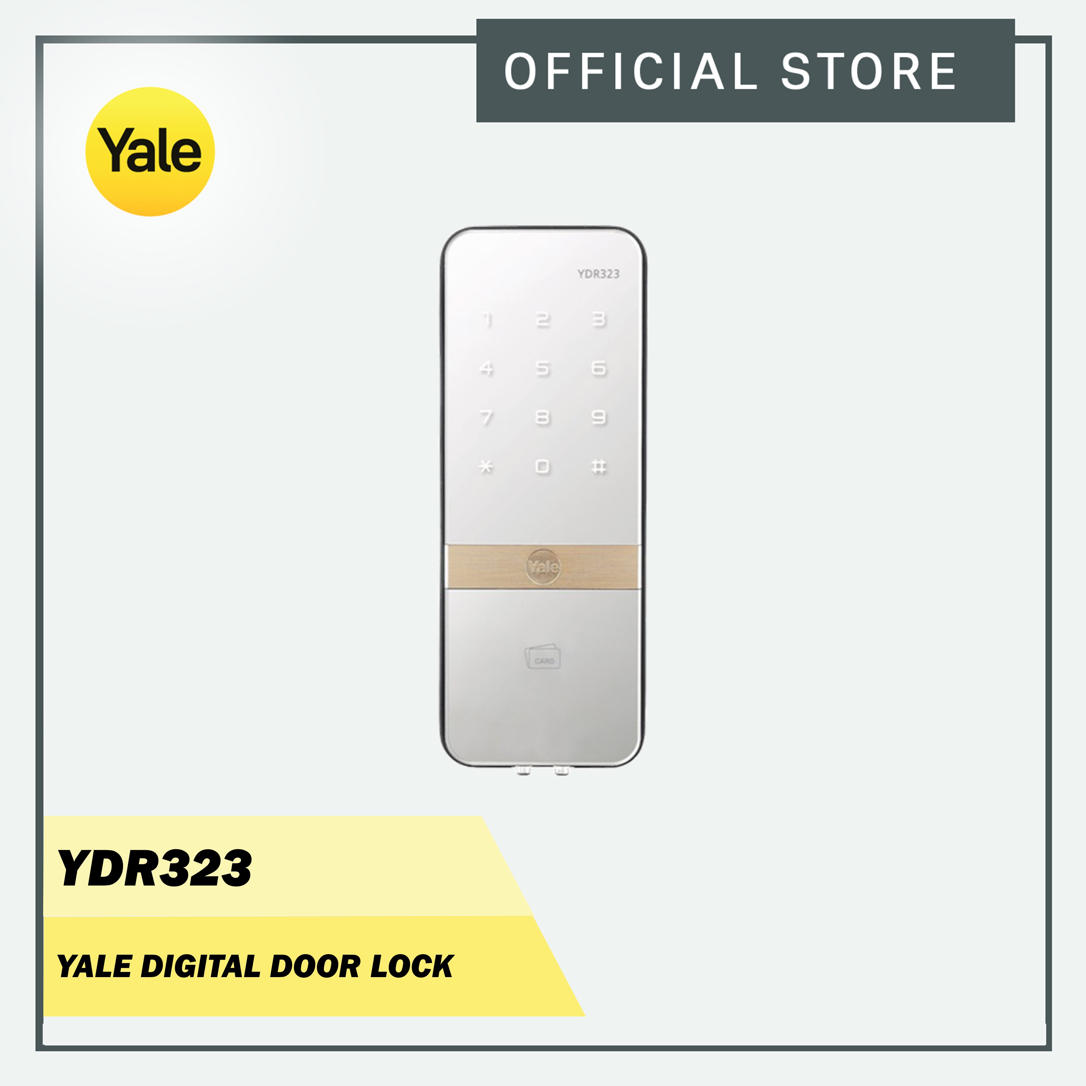 Yale YDR323 RFID Digital Door Lock Lazada Singapore