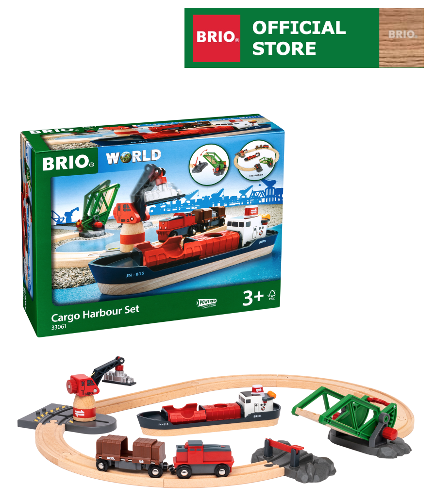 BRIO Official Store SG -Cargo Harbour Set (33061) Creative Kit