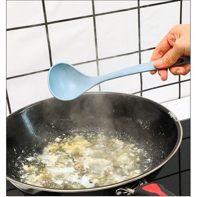 Muôi muỗng múc canh lúa mạch nhiều màu