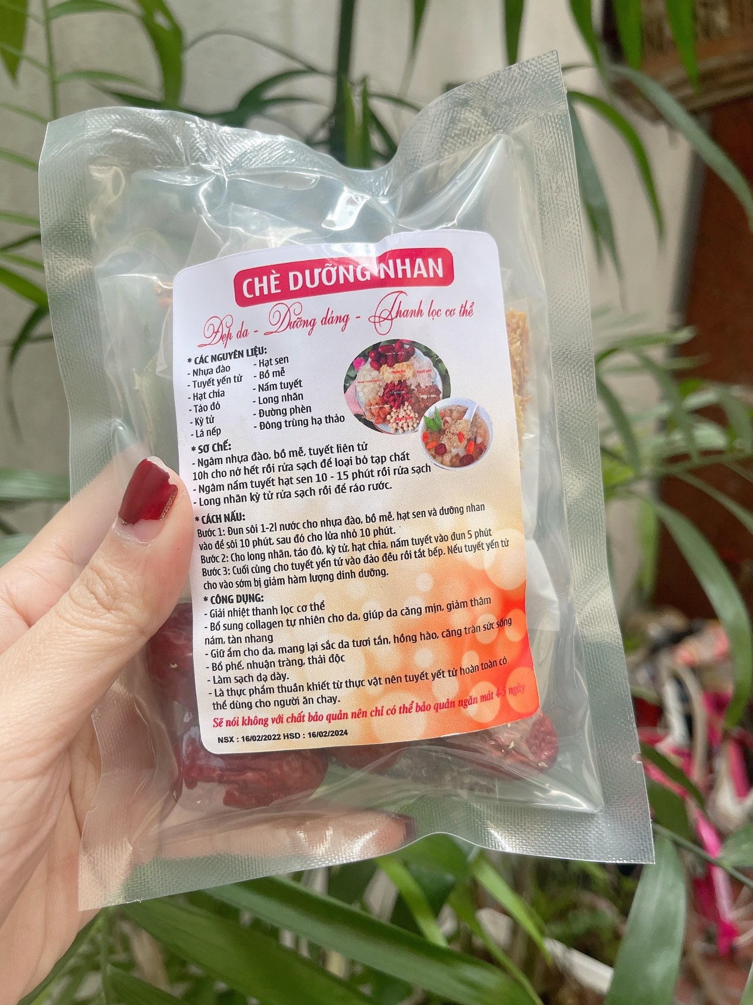 Chè dưỡng nhan 150gr handmade