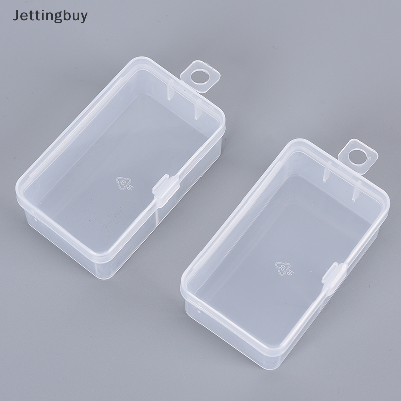 [Jettingbuy] Flash Sale 1 hộp đựng đồ hộp đựng kẹo vật liệu PP nhựa trong suốt đựng chip nhỏ