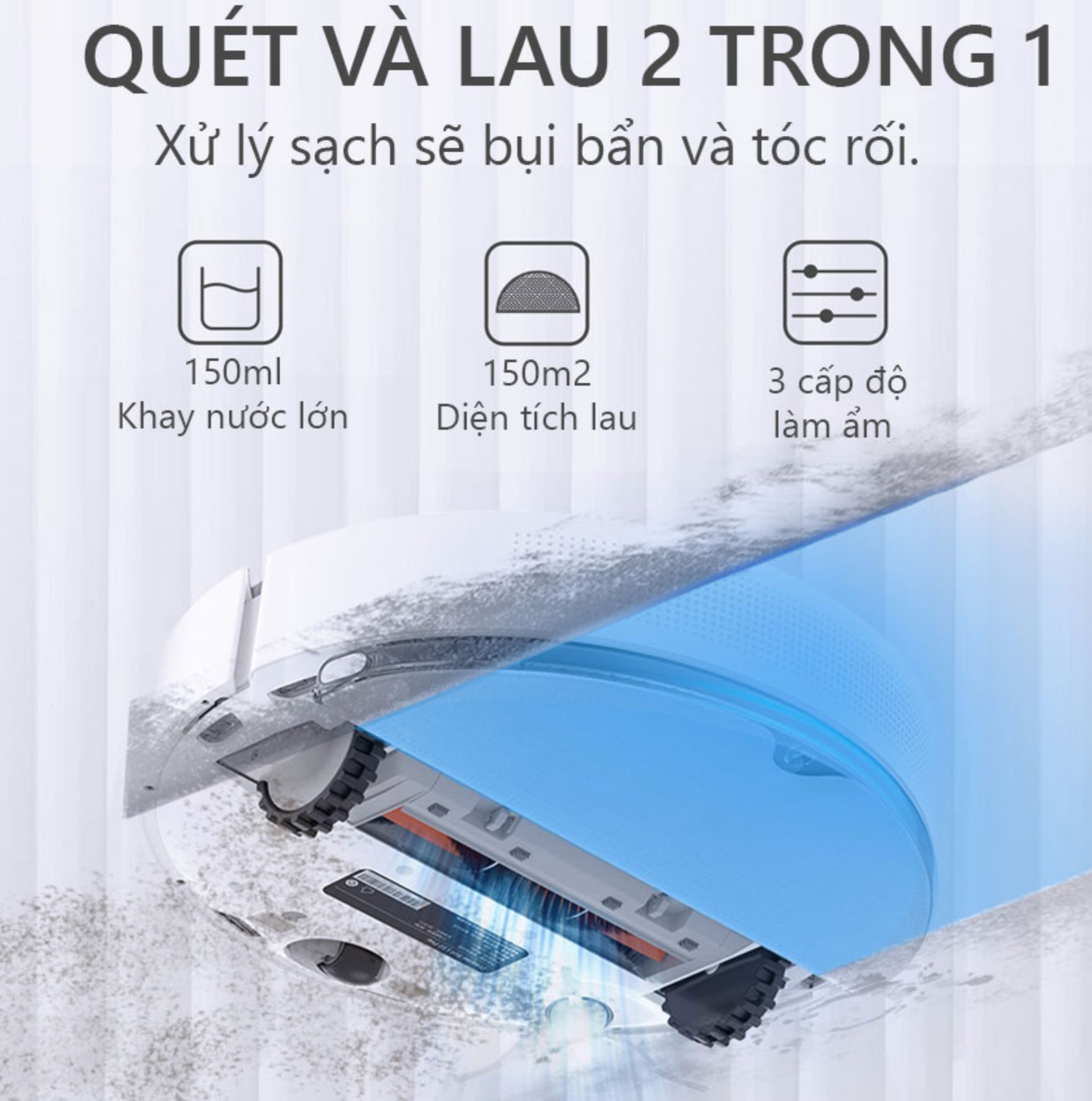 Dreame D10 Plus, Robot tự động làm trống hộc rác