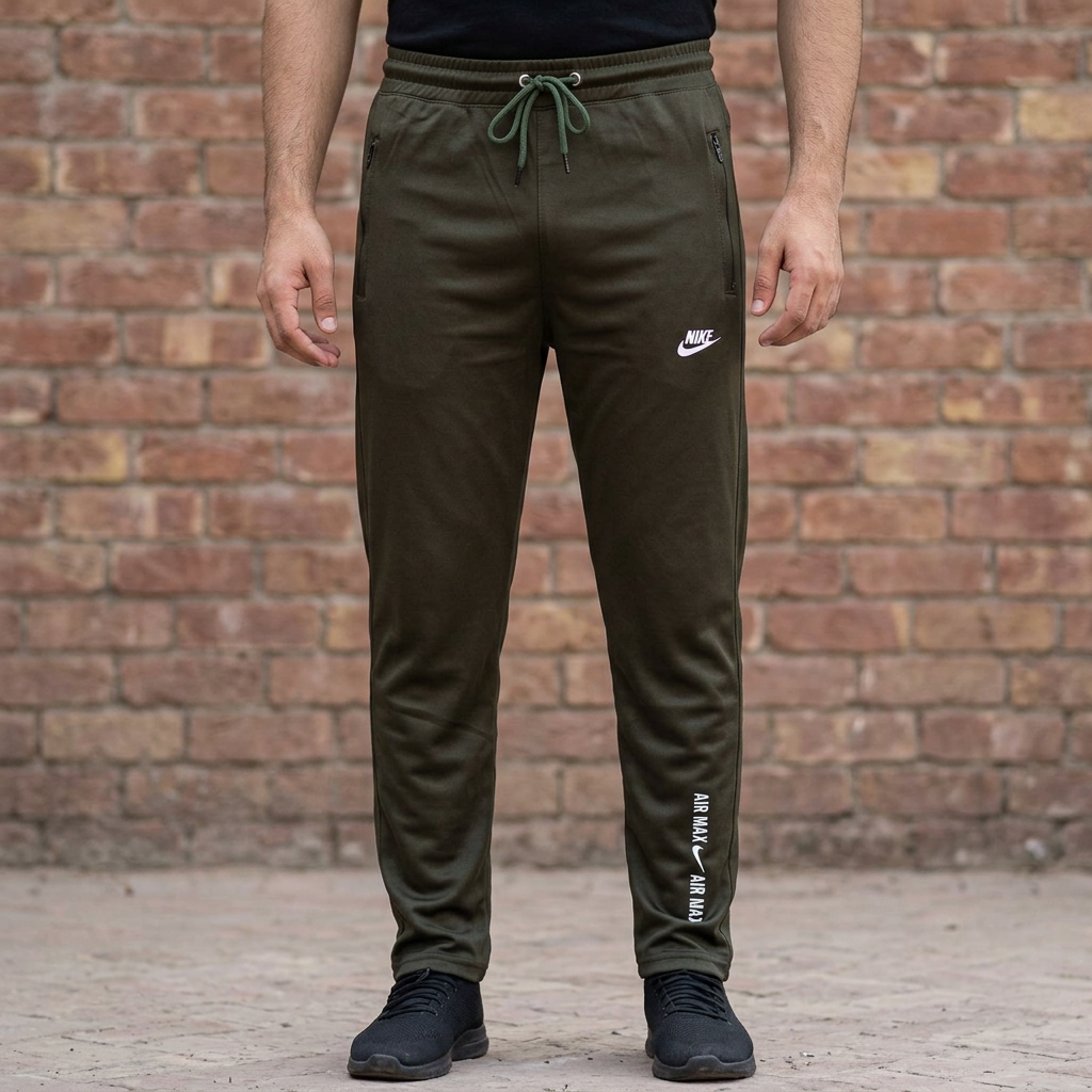 Trending Wear Trousers For Men & Women(Slim Fit Trousers) Athletic Running Trouser With Secure Zipper Pocket, Pure Dryfit Gym Wear Trousers