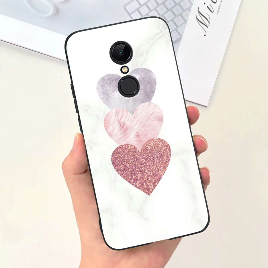 For Xiaomi Redmi 5 Plus Case Cute Cartoon Cover Shockproof Phone Case For Xiaomi Redmi 5 5Plus Redmi5 Plus Soft TPU Casing Shell
