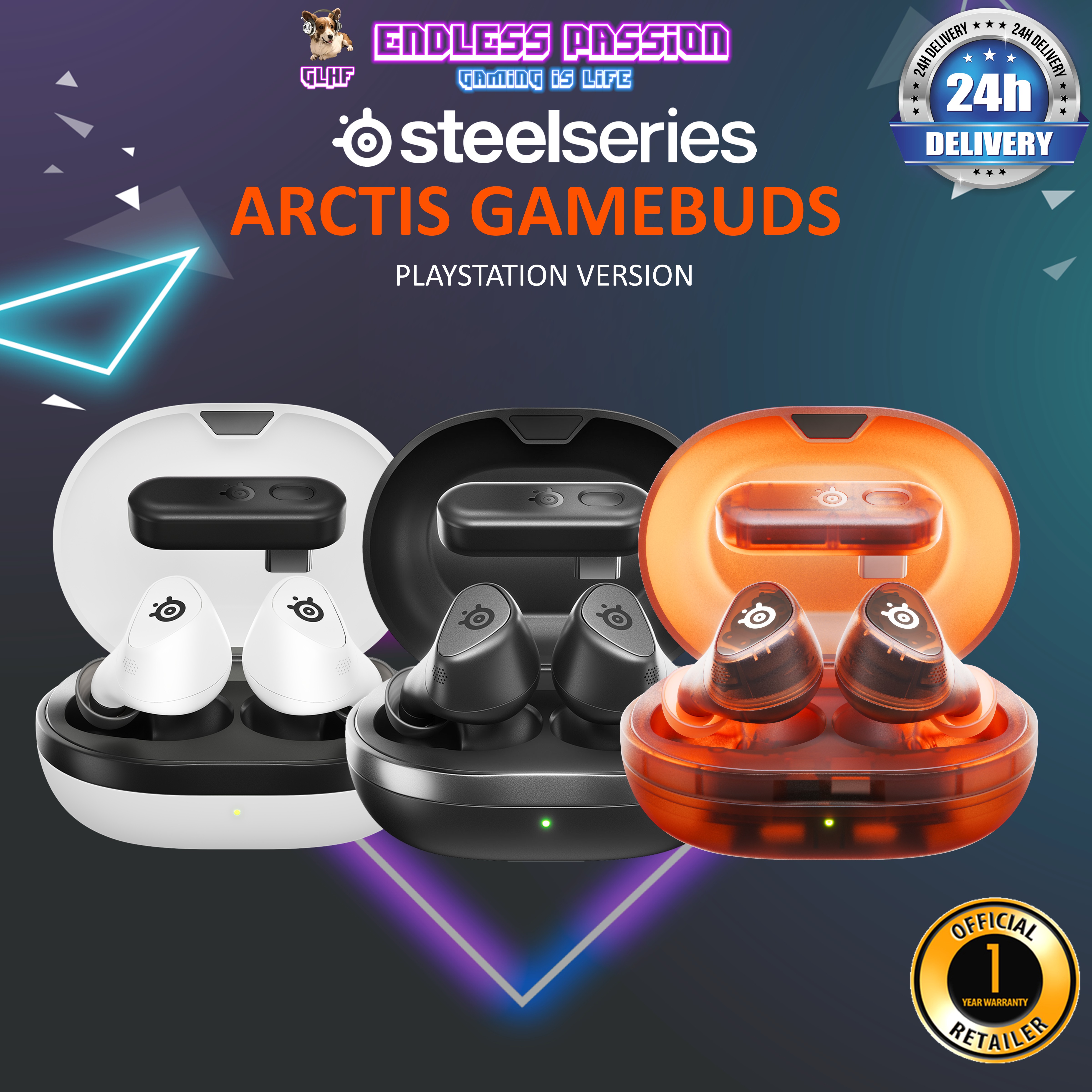 SteelSeries Arctis Gamebuds for PlayStation | Lazada Singapore