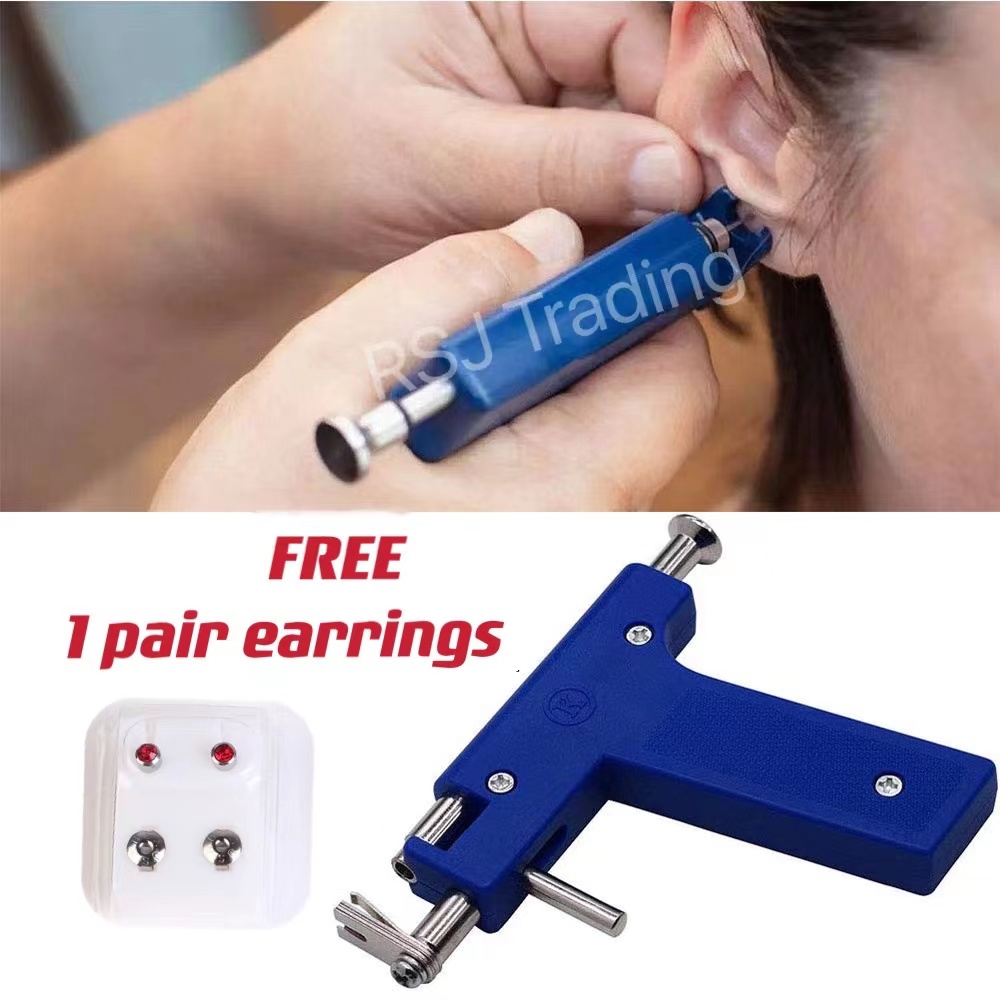 Ear Piercing Gun Set Body Piercing Set Tool Kit Ear Nose Navel Piercing