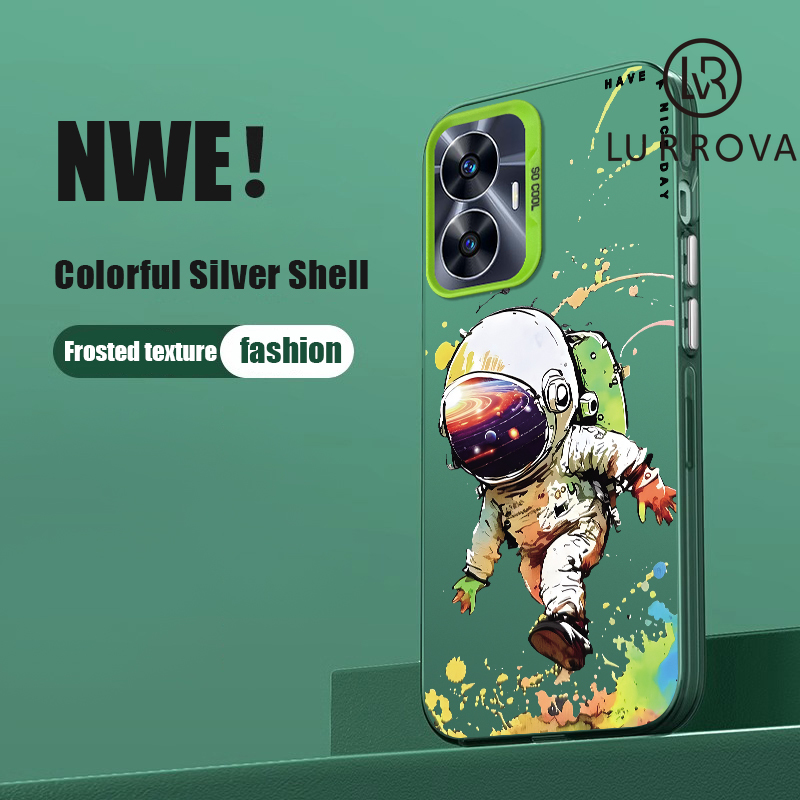 Case RealmeC55 NarzoN55 Graffiti Monkey Graffiti Doraemon Graffiti Panda Graffiti Astronaut Graffiti Black Cat Colorful cartoon mobile phone case