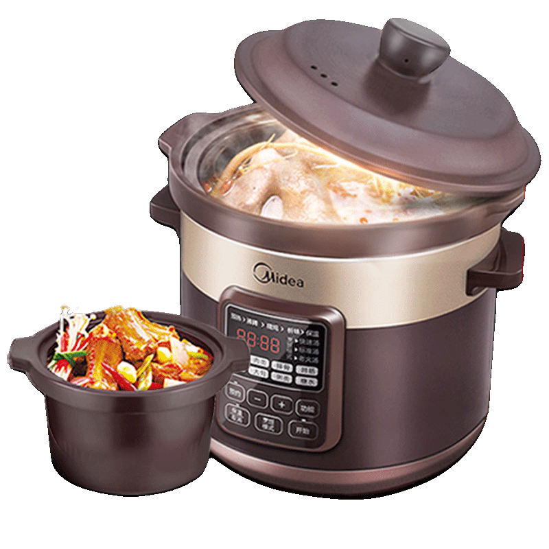 Midea WTGS401 4 Liter Natural Syderolite Crock (Taotu) Smart Multistew