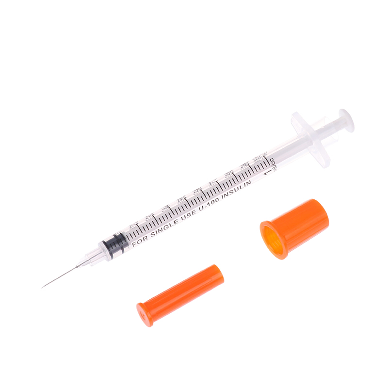 5Pcs%200.3/0.5/1ML%20Disposable%20Plastic%20Veterinary%20Syringe%20Orange%20Cap%20Sterile%20Insulin%20Syringe%20With%20Needles%20For%20Pet%20Farm%20Animal%20JINGHONG%20-%20Image%203