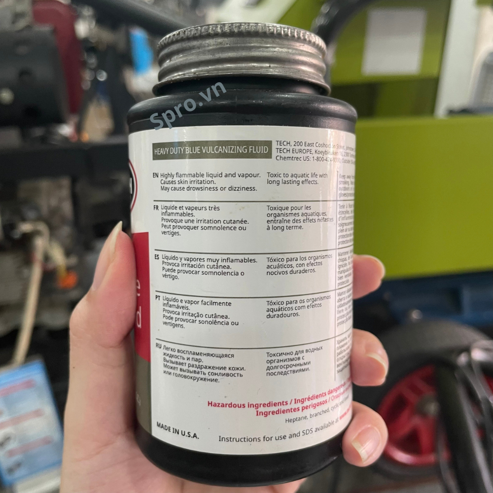 Keo vá lốp xe TECH 775 dung tích 236 ml