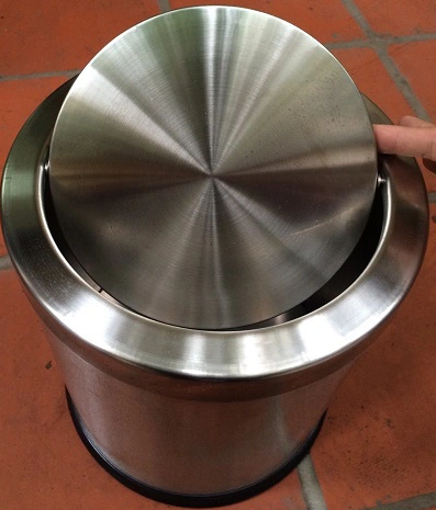THÙNG RÁC CAO CẤP NẮP LẬT INOX