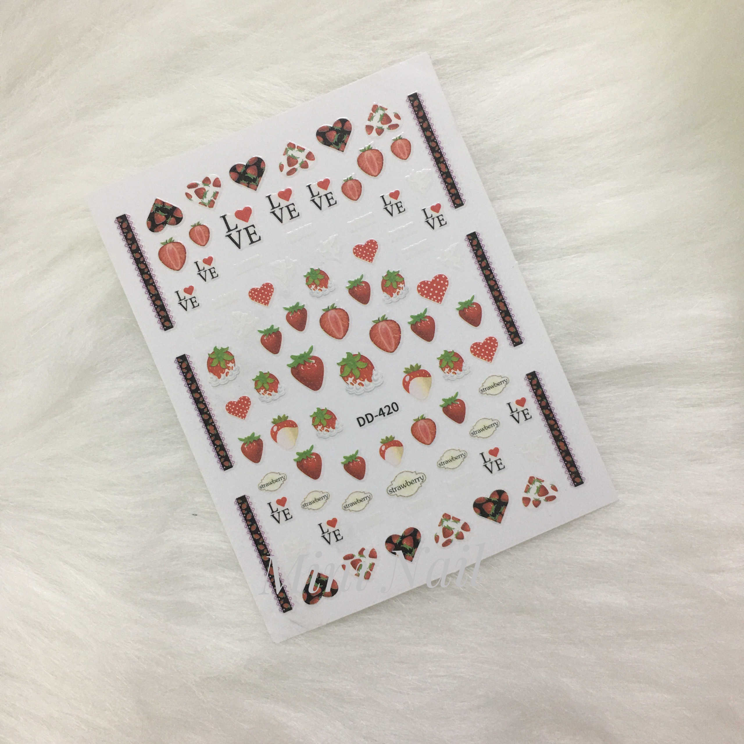 Sticker nail dán móng tay hình quả