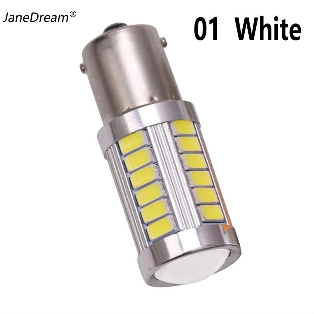 JaneDream 1Pc LED Car Bulb 1156 Backup Reverse Light 33-SMD 5630 5730 12V BA15S P21W